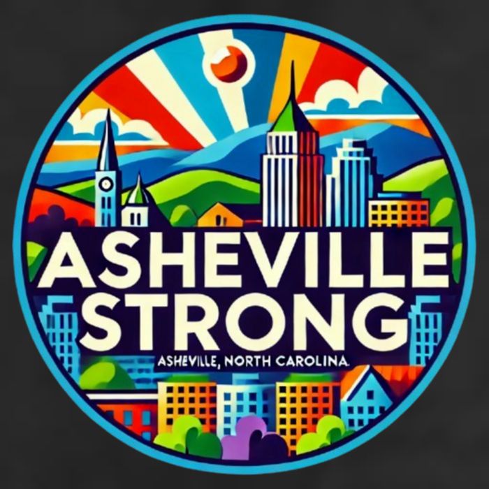 Asheville Strong Western Nc Helene Recovery 7 Panel Mesh Trucker Snapback Hat