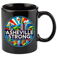 Asheville Strong Western Nc Helene Recovery 11oz C Handle Ceramic Mug