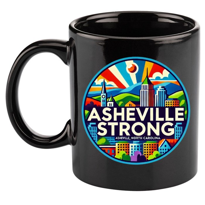 Asheville Strong Western Nc Helene Recovery 11oz C Handle Ceramic Mug