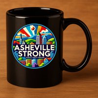 Asheville Strong Western Nc Helene Recovery 11oz C Handle Ceramic Mug