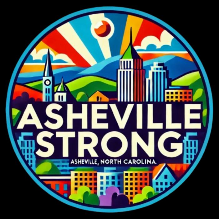 Asheville Strong Western Nc Helene Recovery Drawstring Bag