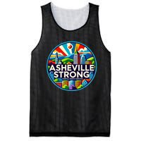 Asheville Strong Western Nc Helene Recovery Mesh Reversible Basketball Jersey Tank