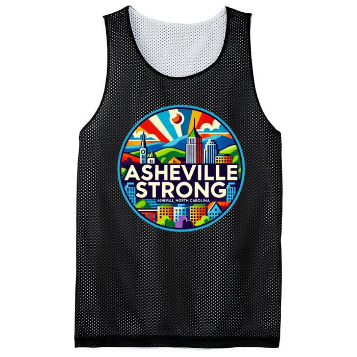 Asheville Strong Western Nc Helene Recovery Mesh Reversible Basketball Jersey Tank