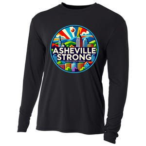 Asheville Strong Western Nc Helene Recovery Cooling Performance Long Sleeve Crew