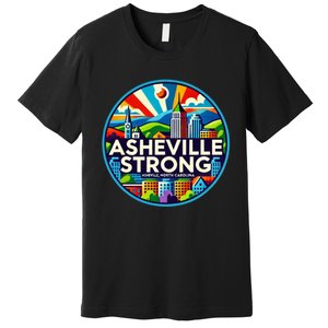 Asheville Strong Western Nc Helene Recovery Premium T-Shirt