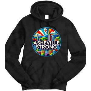 Asheville Strong Western Nc Helene Recovery Tie Dye Hoodie