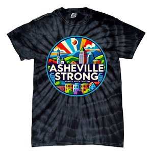 Asheville Strong Western Nc Helene Recovery Tie-Dye T-Shirt