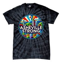 Asheville Strong Western Nc Helene Recovery Tie-Dye T-Shirt