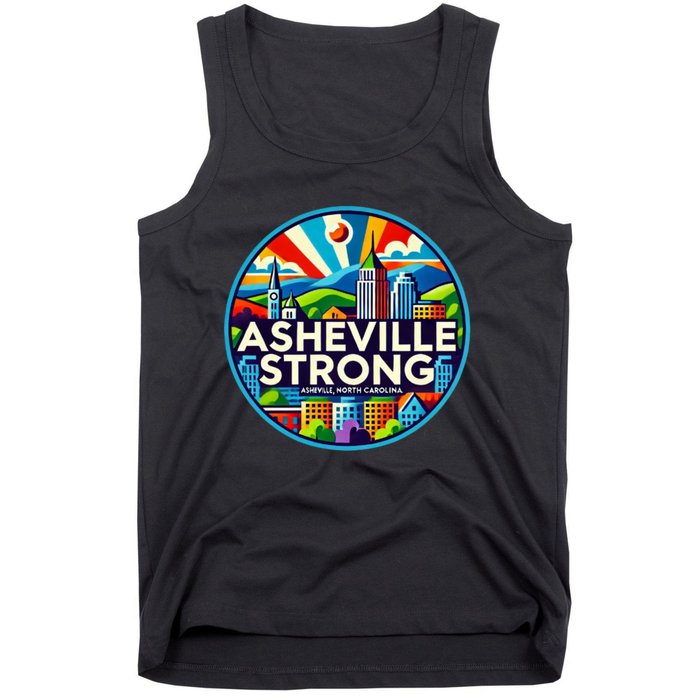 Asheville Strong Western Nc Helene Recovery Tank Top