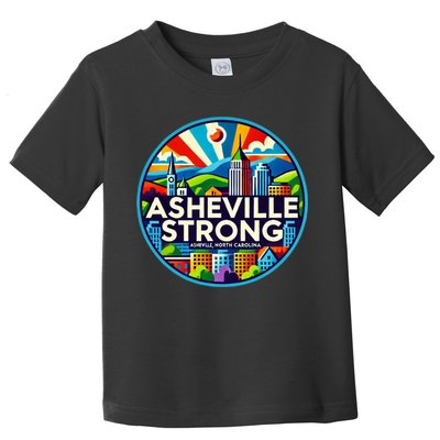 Asheville Strong Western Nc Helene Recovery Toddler T-Shirt