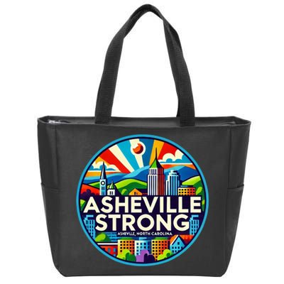 Asheville Strong Western Nc Helene Recovery Zip Tote Bag