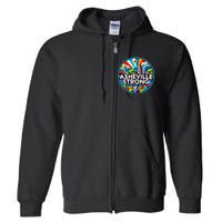 Asheville Strong Western Nc Helene Recovery Full Zip Hoodie