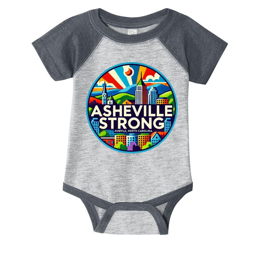 Asheville Strong Western Nc Helene Recovery Infant Baby Jersey Bodysuit