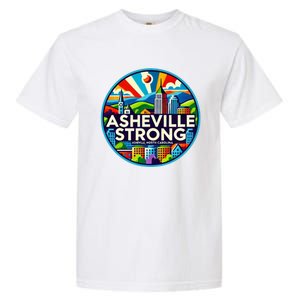 Asheville Strong Western Nc Helene Recovery Garment-Dyed Heavyweight T-Shirt