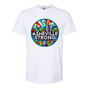 Asheville Strong Western Nc Helene Recovery Softstyle CVC T-Shirt