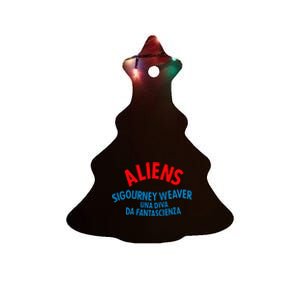 Aliens Sifourney Weaver Una Diva Da Fantascienza Ceramic Tree Ornament