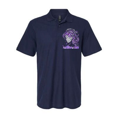 Alzheimers Shirts Wear Purple AlzheimerS Awareness 2024 Softstyle Adult Sport Polo