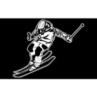 Alpine Skiing Winter Sports Downhill Skier Bumper Sticker