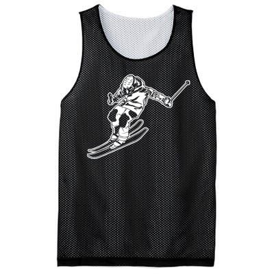 Alpine Skiing Winter Sports Downhill Skier Mesh Reversible Basketball Jersey Tank