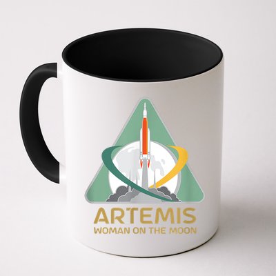 Artemis Space Woman On The Moon Mug