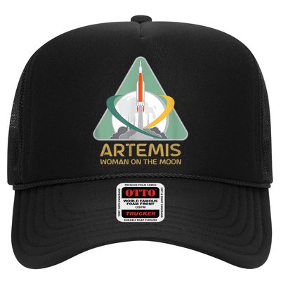 Artemis Space Woman On The Moon Trucker Hat