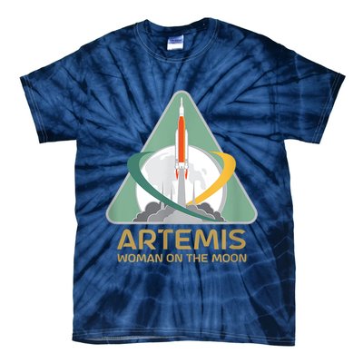 Artemis Space Woman On The Moon Tie-Dye T-Shirt