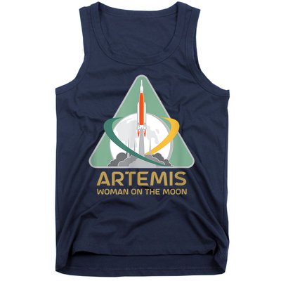 Artemis Space Woman On The Moon Tank Top