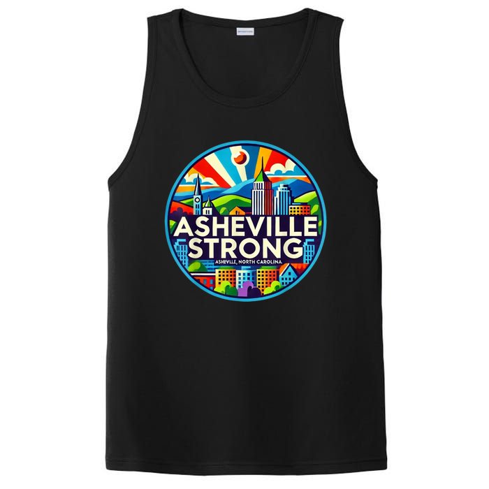 Asheville Strong Western Nc Helene Recovery Gift PosiCharge Competitor Tank