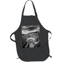 Axolotl Selfie With Alien UFO Funny Axolotl Gifts For Women Apron