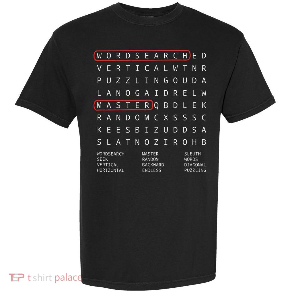 Alien Sheephead Word Search Puzzle Wordsearch Garment-Dyed Heavyweight T-Shirt