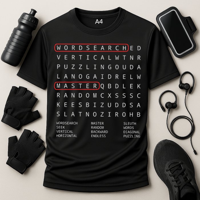 Alien Sheephead Word Search Puzzle Wordsearch Performance Shirt