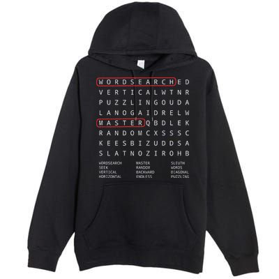 Alien Sheephead Word Search Puzzle Wordsearch Premium Pullover Hoodie