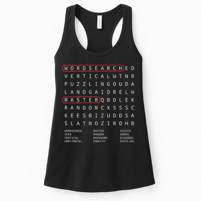Alien Sheephead Word Search Puzzle Wordsearch Womens Tank Top