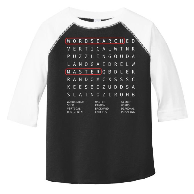 Alien Sheephead Word Search Puzzle Wordsearch Toddler Fine Jersey T-Shirt
