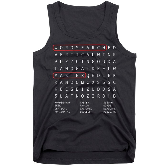 Alien Sheephead Word Search Puzzle Wordsearch Tank Top