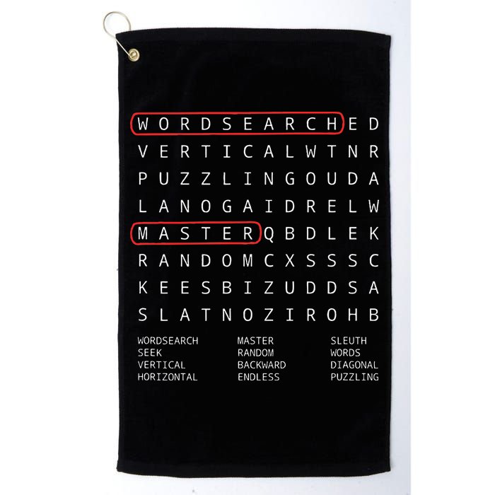 Alien Sheephead Word Search Puzzle Wordsearch Golf Towel