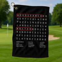 Alien Sheephead Word Search Puzzle Wordsearch Golf Towel