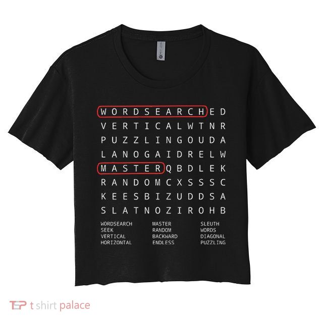 Alien Sheephead Word Search Puzzle Wordsearch Crop Top