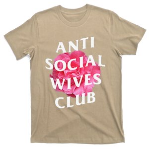 Anti Social Wives Club Mother's Day Funny WifeGift T-Shirt