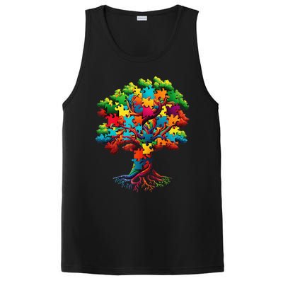 Autism Shirts Wo  Adults kid Austim Awareness PosiCharge Competitor Tank