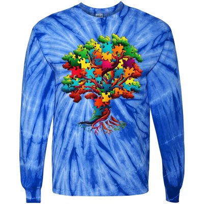 Autism Shirts Wo  Adults kid Austim Awareness Tie-Dye Long Sleeve Shirt