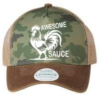 Awesome Sauce With Picture Of Rooster Legacy Tie Dye Trucker Hat