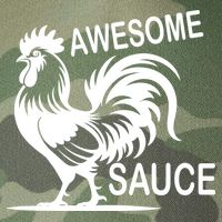 Awesome Sauce With Picture Of Rooster Legacy Tie Dye Trucker Hat