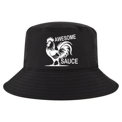 Awesome Sauce With Picture Of Rooster Cool Comfort Performance Bucket Hat