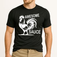 Awesome Sauce With Picture Of Rooster Performance Shirt