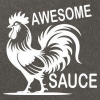 Awesome Sauce With Picture Of Rooster Cotton Canvas Backpack