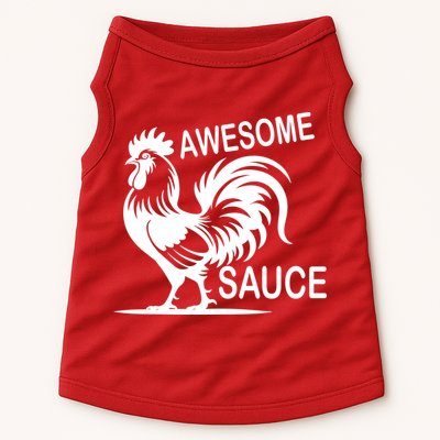 Awesome Sauce With Picture Of Rooster Doggie Tank