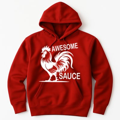 Awesome Sauce With Picture Of Rooster Hoodie