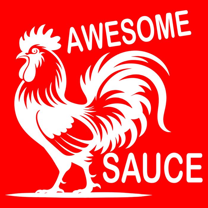 Awesome Sauce With Picture Of Rooster Flatbill Hat