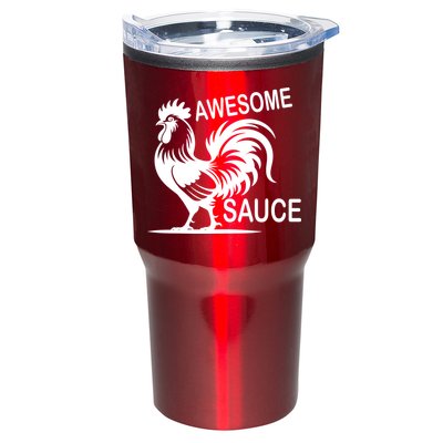 Awesome Sauce With Picture Of Rooster Tumbler